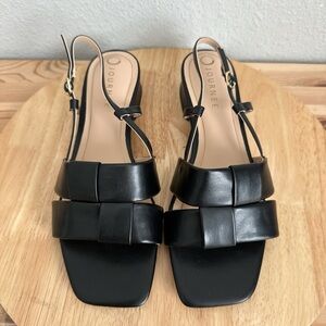 Journee Collection Womens Tabatha Heeled Sandals 8.5Wide black